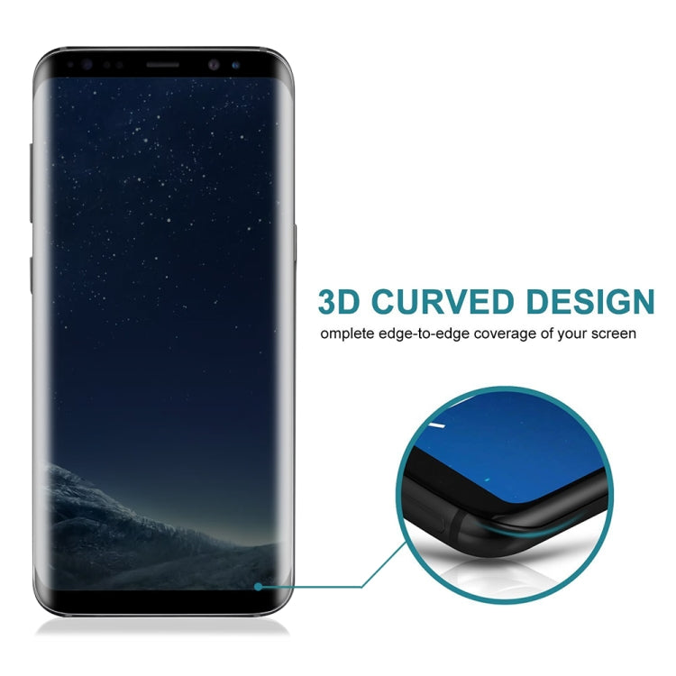 Film en verre trempé anti-espion UV Full Cover pour Galaxy S8 (1 pièce)