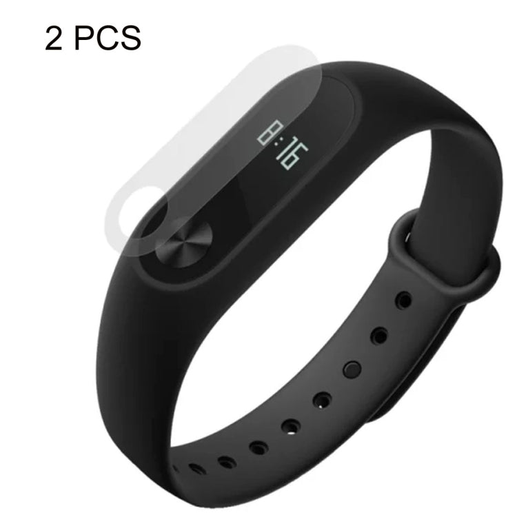 Lot de 2 films de protection d'écran ultra-fins pour Xiaomi 2 et Mi Band 2, pour bracelet connecté Mi Band 2