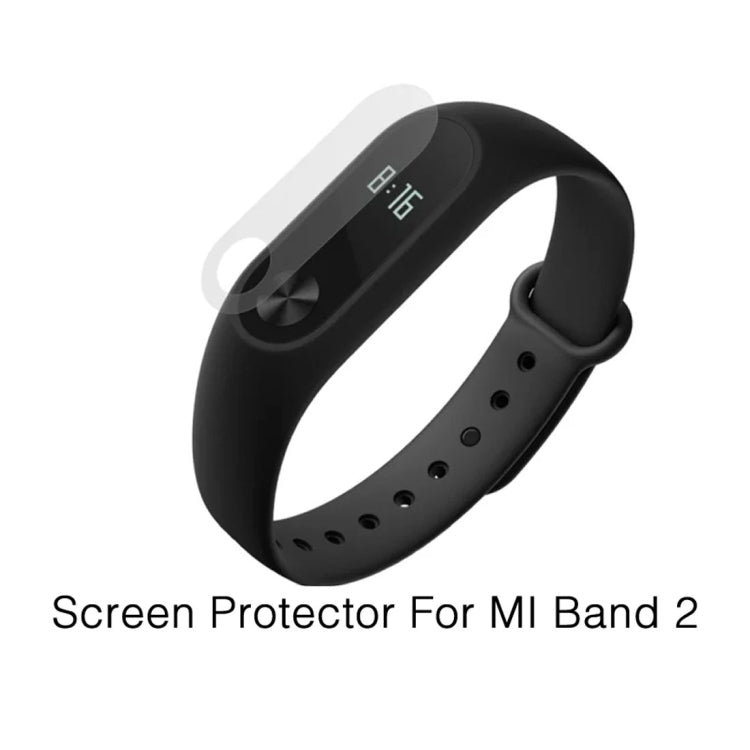 Lot de 2 films de protection d'écran ultra-fins pour Xiaomi 2 et Mi Band 2, pour bracelet connecté Mi Band 2