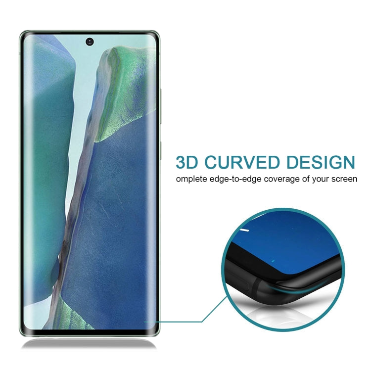 For Samsung Galaxy Note20 25 PCS 3D Curved Edge Full Screen Tempered Glass Film