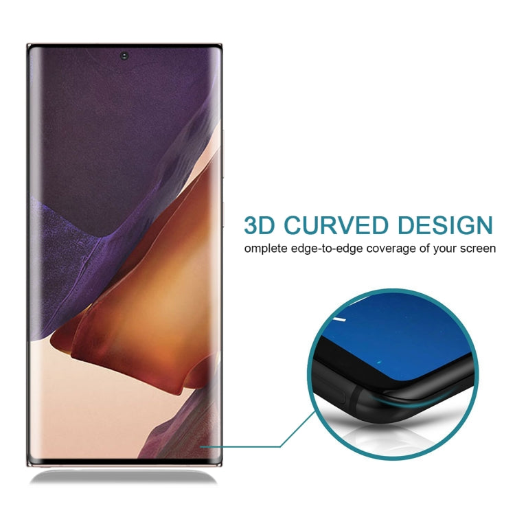For Samsung Galaxy Note20 Ultra 25pcs 3D Curved Edge Full Screen Tempered Glass Film