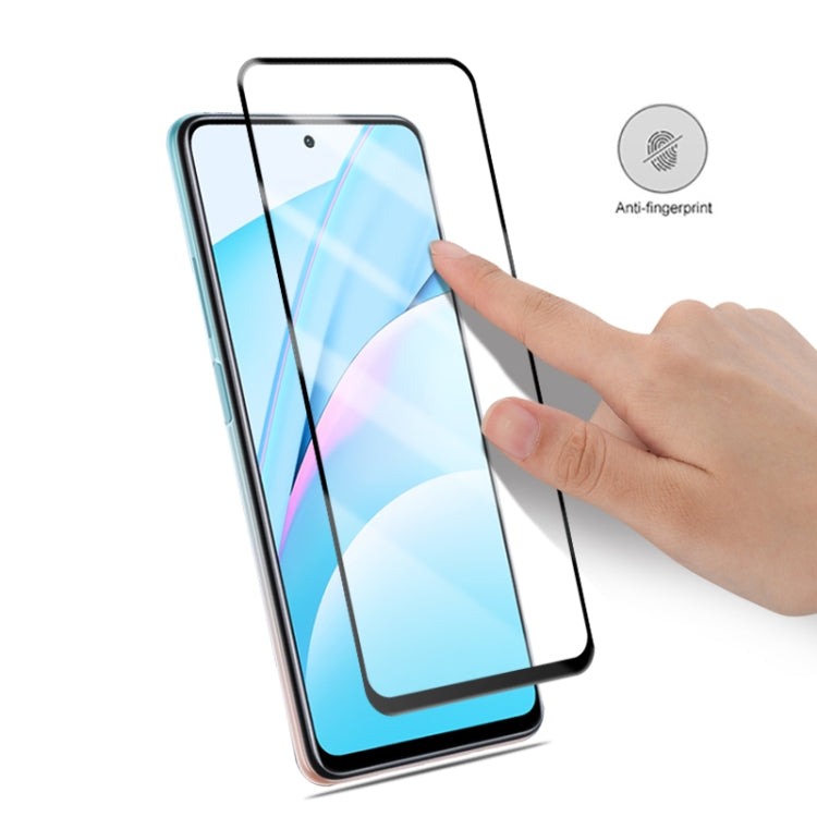 mocolo 0.33mm 9H 2.5D Full Glue Silk Print Tempered Glass Film for Xiaomi Mi 10T Lite, Support Fingerprint Unlock