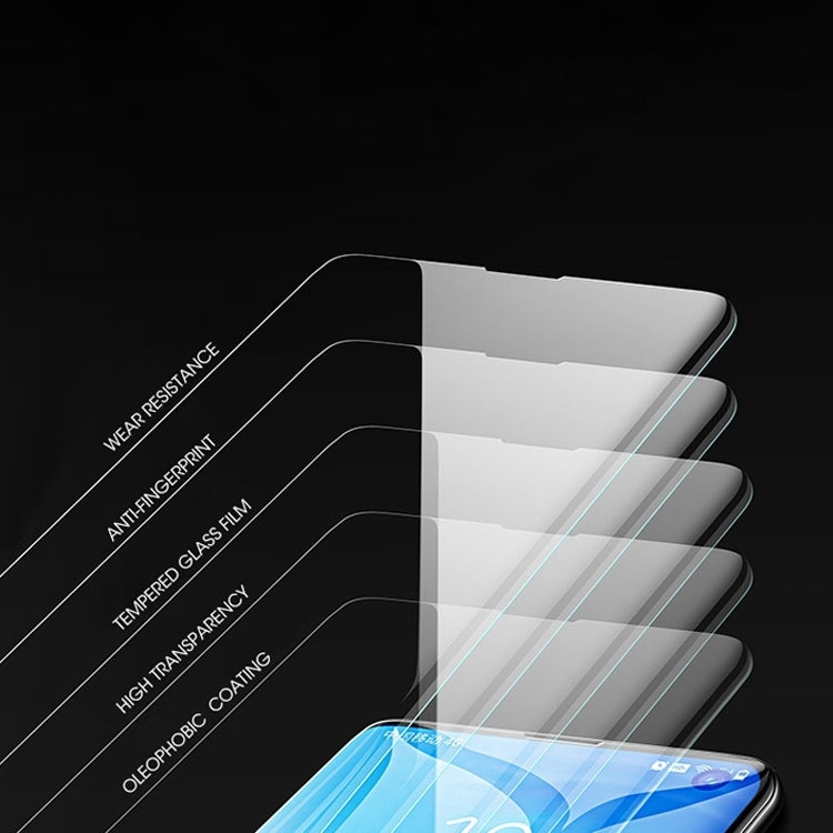 Verre trempé incurvé liquide UV pour Galaxy S10 Plus, compatible avec le déverrouillage par empreinte digitale, pour Galaxy S10 Plus (1 pièce)