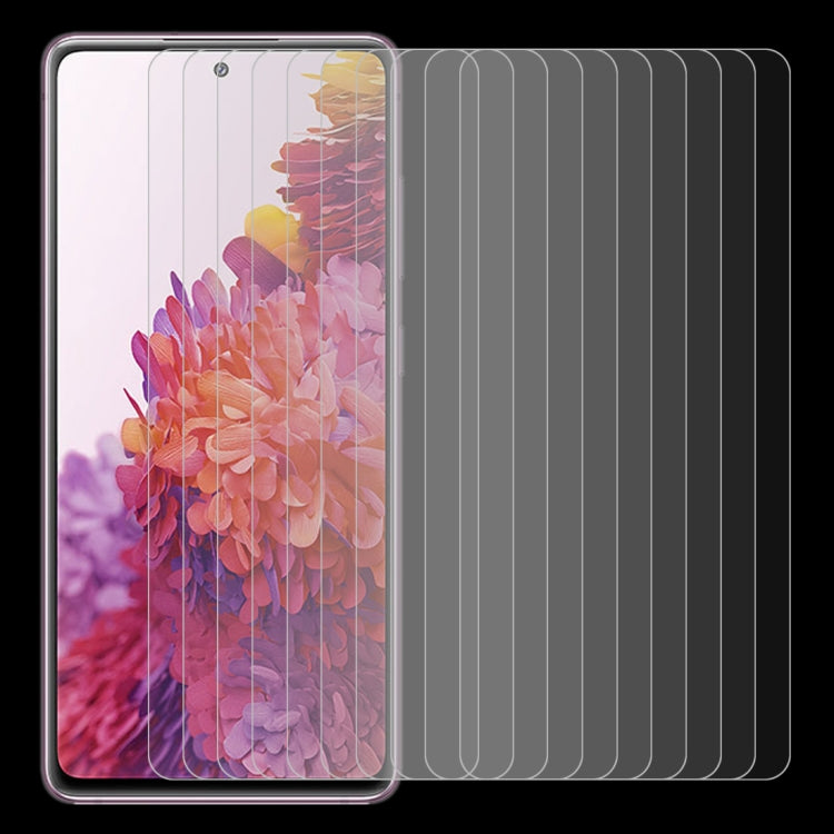 For Samsung Galaxy S20 FE / S20 FE 5G / S20 FE 2022 10 PCS 0.26mm 9H 2.5D Tempered Glass Film, For Samsung Galaxy S20 FE 5G (10 PCS)