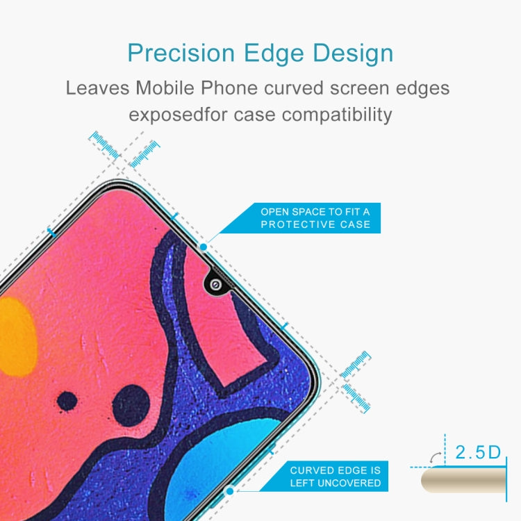 For Samsung Galaxy F41 10 PCS 0.26mm 9H 2.5D Tempered Glass Film