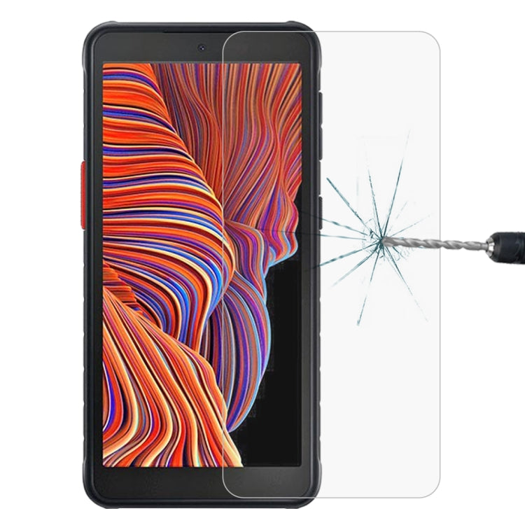 For Samsung Galaxy Xcover 5 0.26mm 9H Surface Hardness 2.5D Explosion-proof Tempered Glass Half Screen Film
