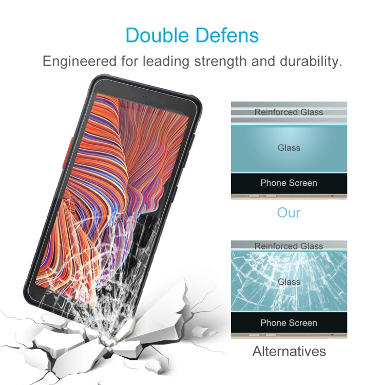 For Samsung Galaxy Xcover 5 10 PCS 0.26mm 9H Surface Hardness 2.5D Explosion-proof Tempered Glass Non-full Screen Film, For Samsung Galaxy Xcover 5 (10 PCS)