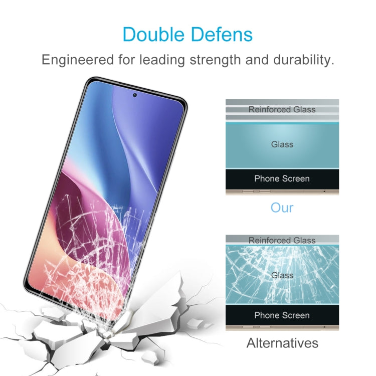 For Xiaomi Redmi K40 5G 0.26mm 9H Surface Hardness 2.5D Explosion-proof Tempered Glass Half Screen Film