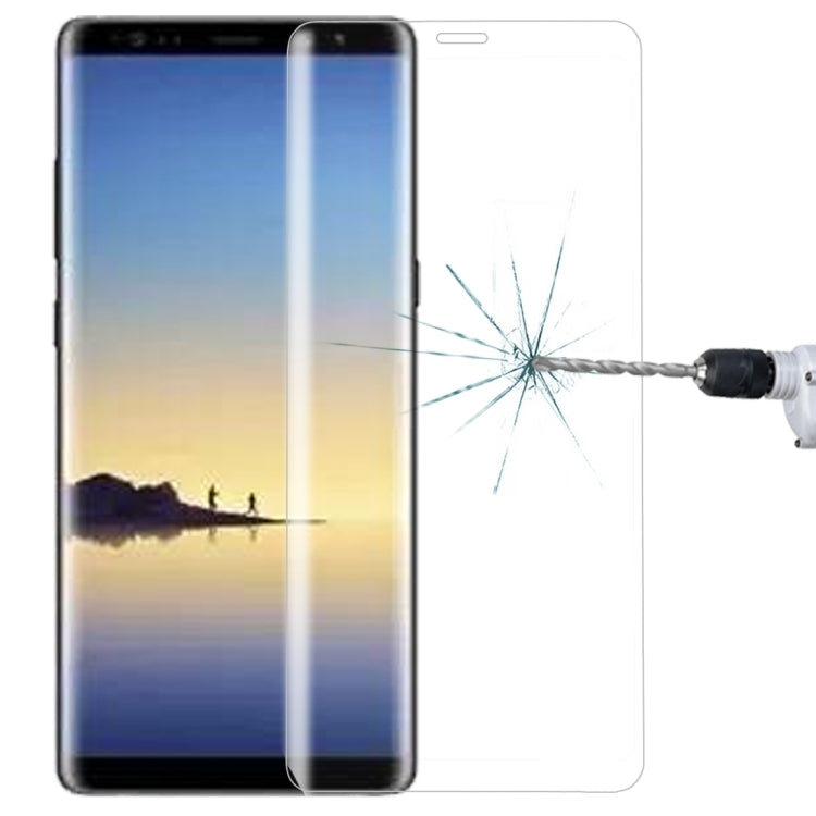Protecteur d'écran en verre trempé incurvé 3D pour Galaxy Note 8, 0,3 mm, dureté 9H, plein écran, pour Galaxy Note 8