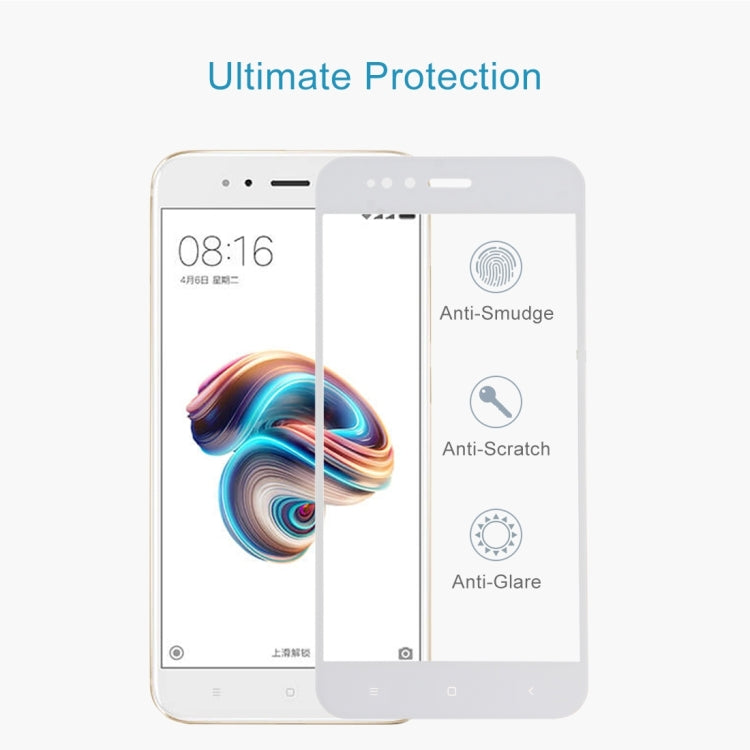 For Xiaomi Mi 5X / A1 0.26mm 9H Hardness 2.5D Explosion-proof Full Screen Tempered Glass Screen Film