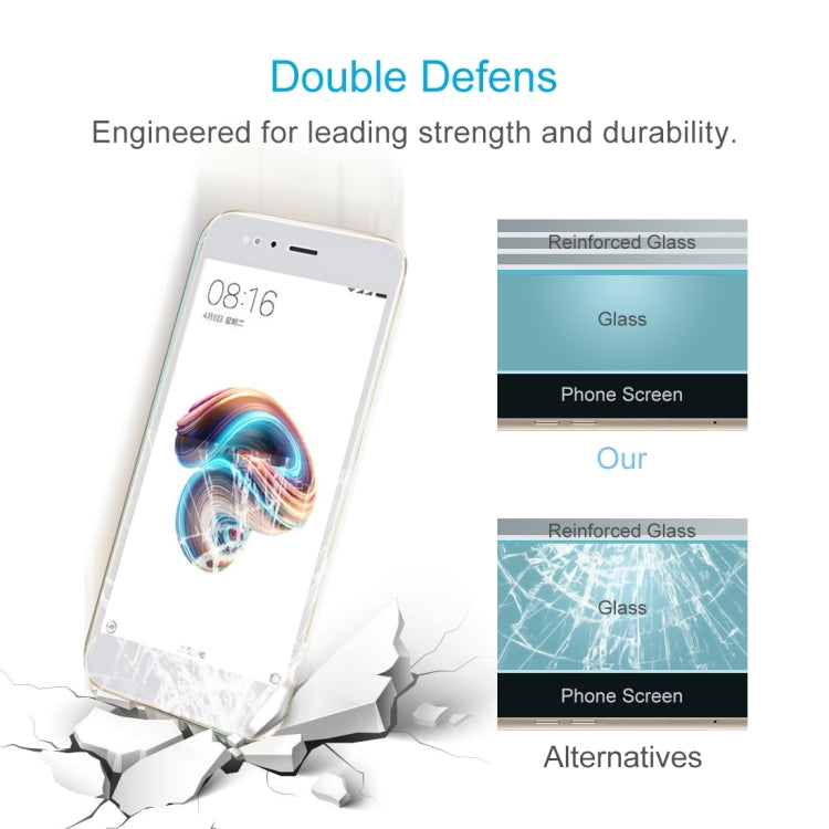 For Xiaomi Mi 5X / A1 0.26mm 9H Hardness 2.5D Explosion-proof Full Screen Tempered Glass Screen Film