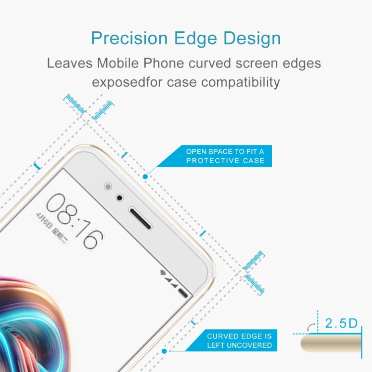 2 PCS for Xiaomi Mi 5X / A1  0.26mm 9H Surface Hardness 2.5D Explosion-proof Full Screen Tempered Glass Screen Film