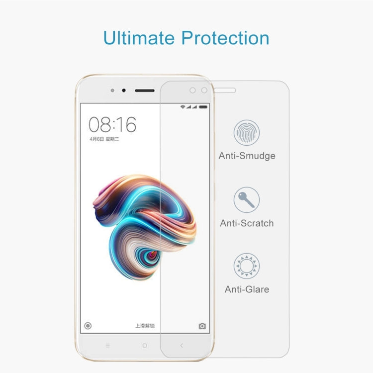 10 PCS for Xiaomi Mi 5X / A1 0.26mm 9H Surface Hardness 2.5D Explosion-proof Full Screen Tempered Glass Screen Film