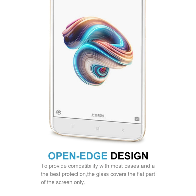 50 PCS for Xiaomi Mi 5X / A1 0.26mm 9H Surface Hardness 2.5D Explosion-proof Full Screen Tempered Glass Screen Film, No Retail Package