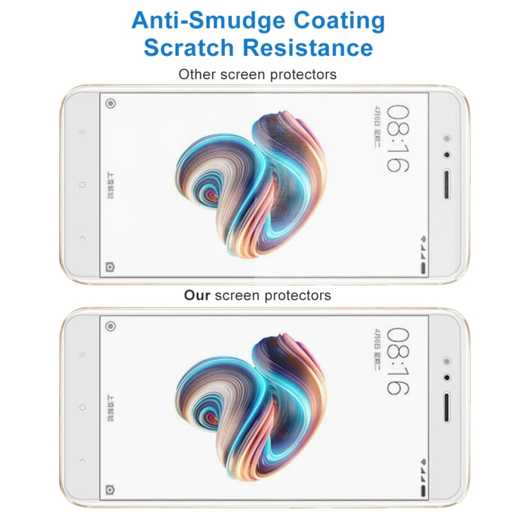 100 PCS for Xiaomi Mi 5X / A1 0.26mm 9H Surface Hardness 2.5D Explosion-proof Full Screen Tempered Glass Screen Film