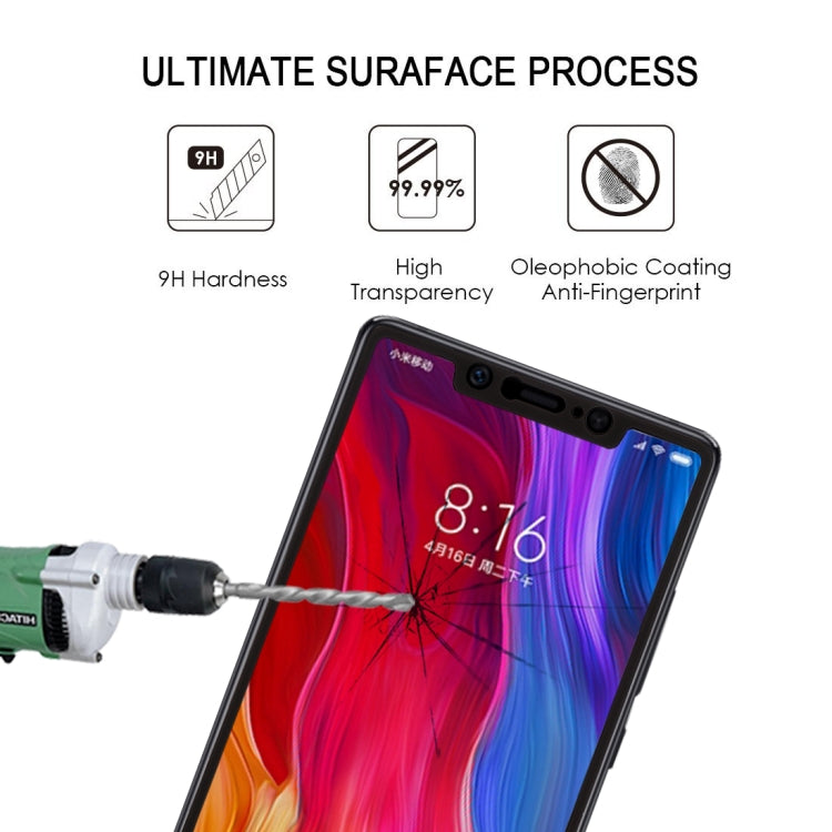 0.26mm 9H 2.5D Tempered Glass Film for Xiaomi Mi 8 SE