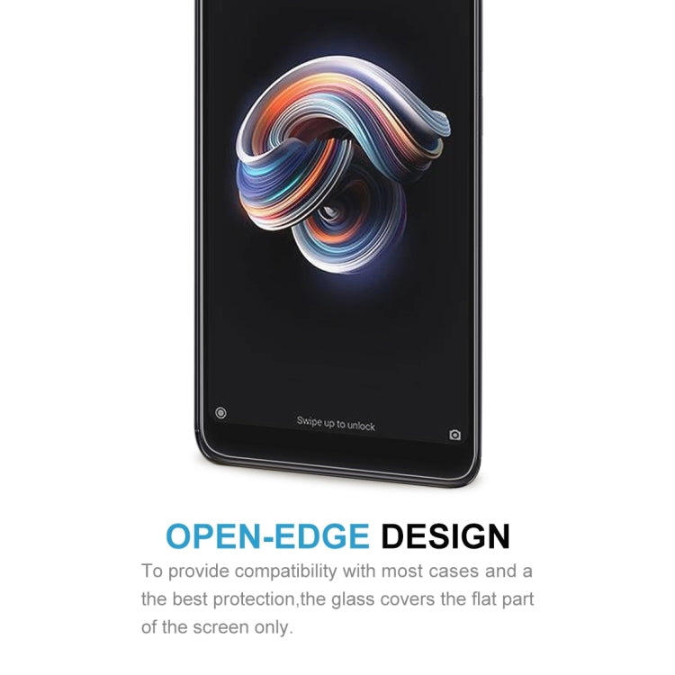 10 PCS 0.26mm 9H Surface Hardness 2.5D Curved Edge Tempered Glass Film for Xiaomi Redmi Note 5 Pro