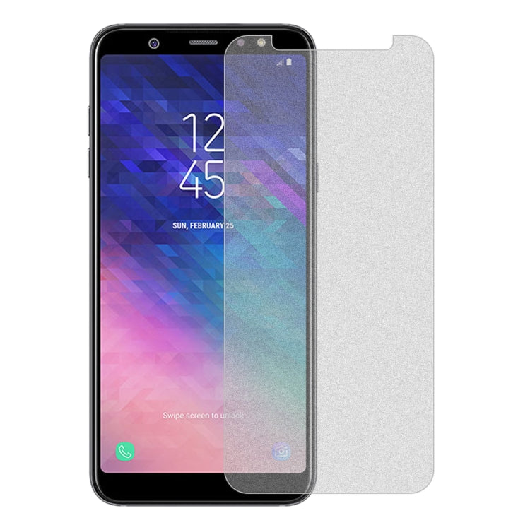 50 PCS Non-Full Matte Frosted Tempered Glass Film for Galaxy A6+ (2018), No Retail Package, For Galaxy A6+ (2018) (50 PCS)