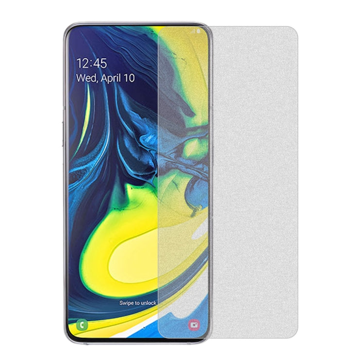 50 PCS Non-Full Matte Frosted Tempered Glass Film for Galaxy A80 / A90, No Retail Package, For Galaxy A80 / A90 (50 PCS)