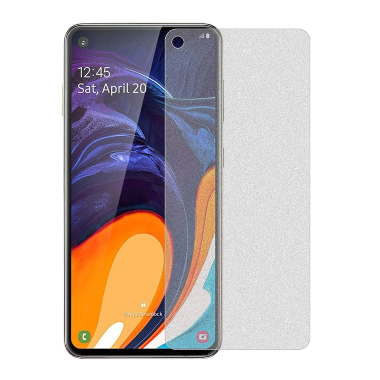 50 PCS Non-Full Matte Frosted Tempered Glass Film for Galaxy A60, No Retail Package, For Galaxy A60 (50 PCS)