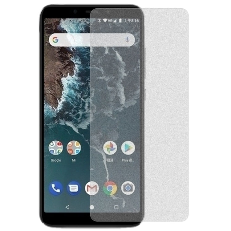 10 PCS Non-Full Matte Frosted Tempered Glass Film for Xiaomi Mi 6X / A2