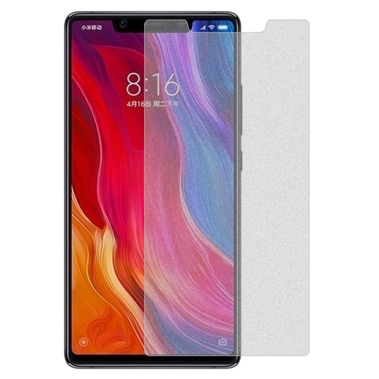 50 PCS Non-Full Matte Frosted Tempered Glass Film for Xiaomi Mi 8 SE, No Retail Package