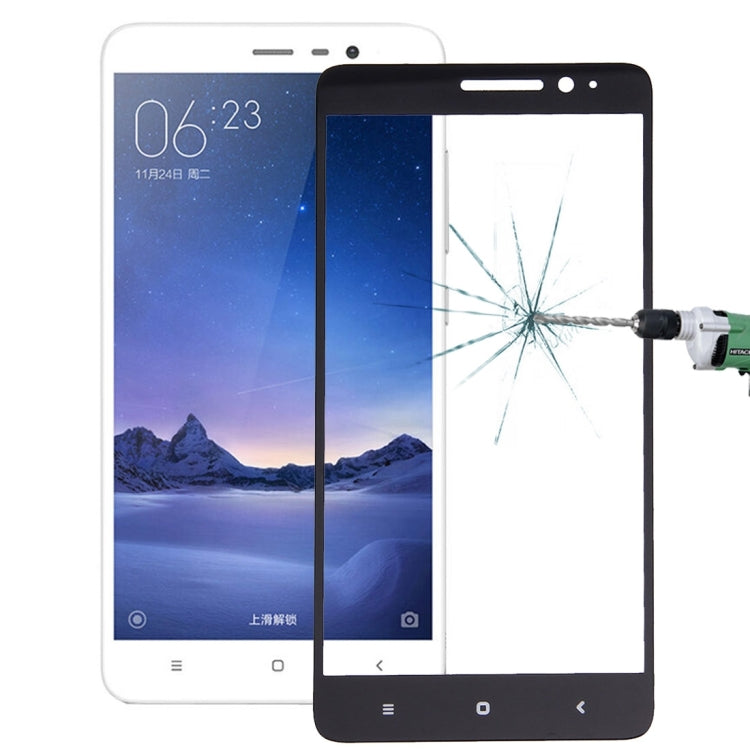 For Xiaomi  Redmi Note 3 0.26mm 9H Surface Hardness Explosion-proof Silk-screen Tempered Glass Full Screen Film