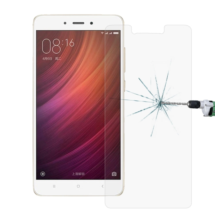 For Xiaomi Redmi Note 4X 0.26mm 9H Surface Hardness Explosion-proof Non-full Screen Tempered Glass Screen Film