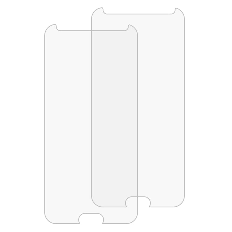 2 PCS for Galaxy J7 (2017) (US Version) 0.3mm 9H Surface Hardness 2.5D Explosion-proof Non-full Screen Tempered Glass Screen Film, For Galaxy J7 (2017)(US Version)(2 PCS)