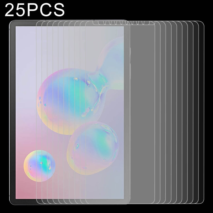 Lot de 25 films en verre trempé antidéflagrants 9H (0,4 mm) pour Galaxy Tab A 8.0 2019 / T295