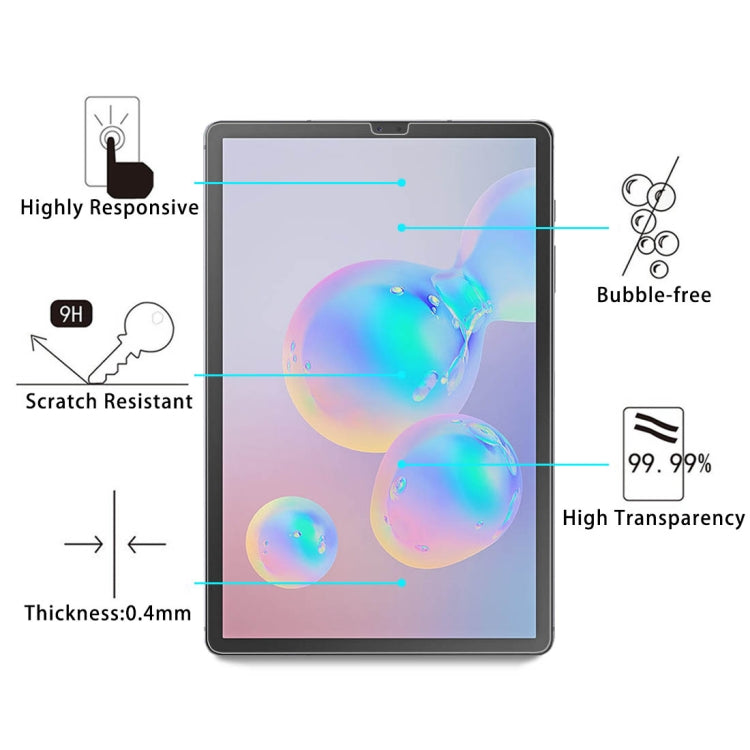 Lot de 25 films en verre trempé antidéflagrants 9H (0,4 mm) pour Galaxy Tab A 8.0 2019 / T295