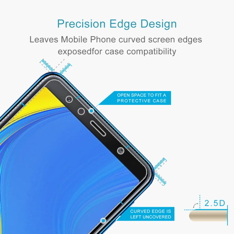 10 PCS 0.26mm 9H 2.5D Tempered Glass Film for Galaxy A7 (2018), For Galaxy A7 (2018)