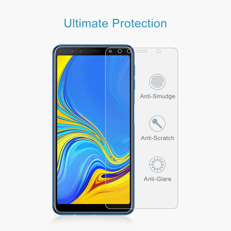 10 PCS 0.26mm 9H 2.5D Tempered Glass Film for Galaxy A7 (2018), For Galaxy A7 (2018)