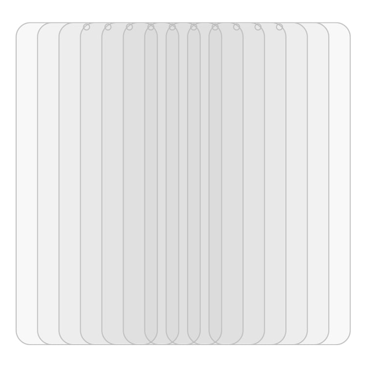 Lot de 50 films en verre trempé 9H 2.5D (0,26 mm) pour Galaxy A70, sans emballage de vente au détail.