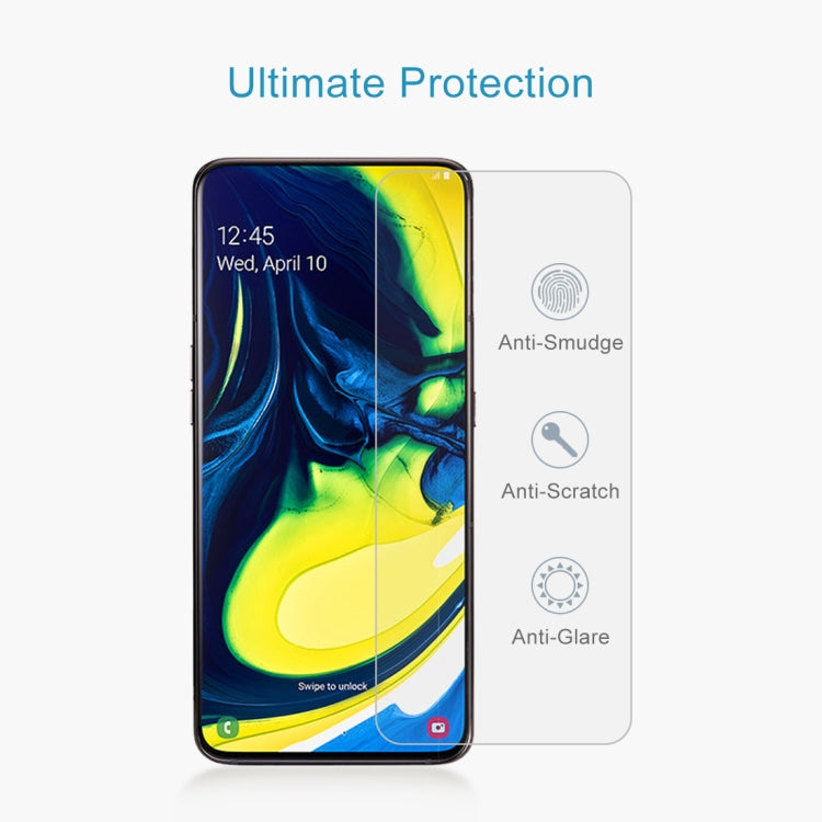 Film en verre trempé 0,26 mm 9H 2,5D pour Galaxy A80/A90, pour Galaxy A80