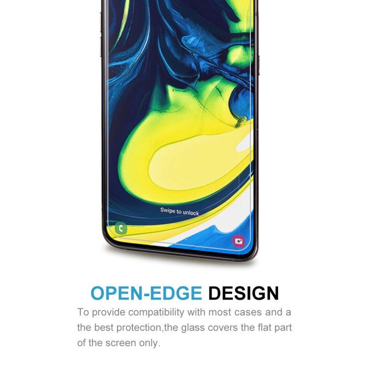 Film en verre trempé 0,26 mm 9H 2,5D pour Galaxy A80/A90, pour Galaxy A80