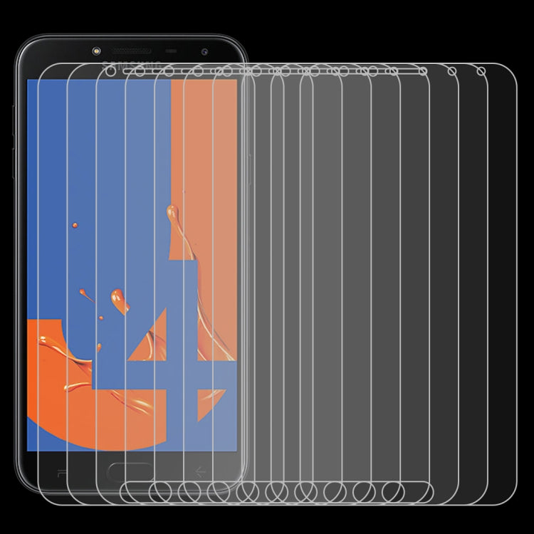10 PCS 0.26mm 9H 2.5D Tempered Glass Film for Galaxy J4, For Galaxy J4