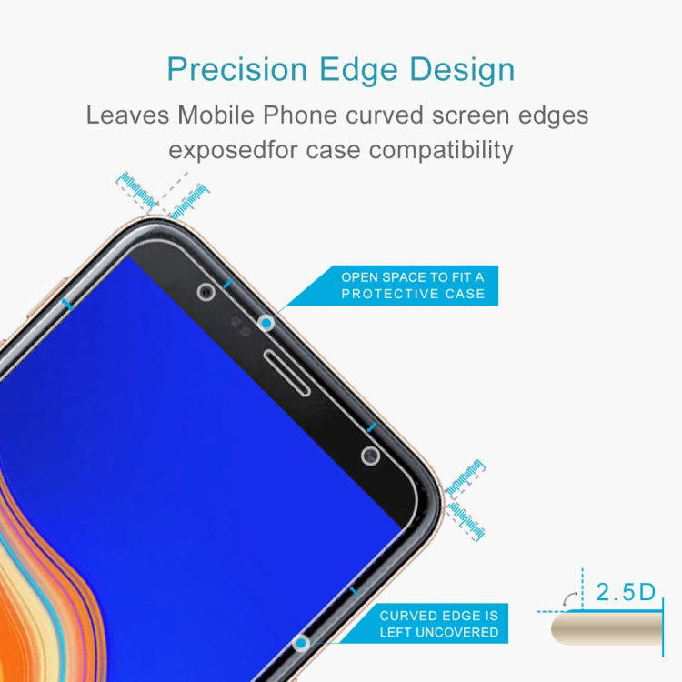 Film en verre trempé 9H 2,5D 0,26 mm pour Galaxy J4+