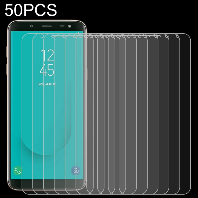 50 PCS 0.26mm 9H 2.5D Tempered Glass Film for Galaxy J6, No Retail Package, For Galaxy J6