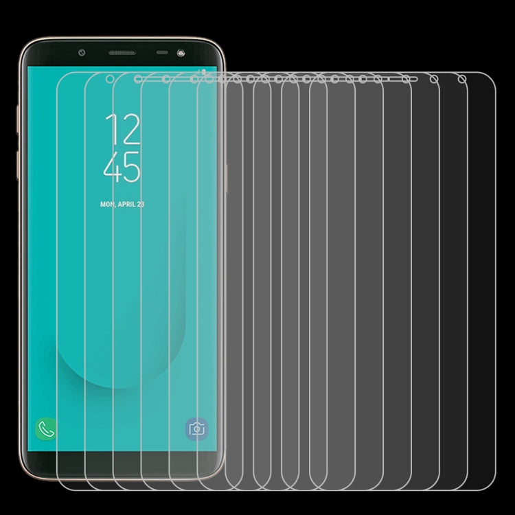10 PCS 0.26mm 9H 2.5D Tempered Glass Film for Galaxy J6, For Galaxy J6