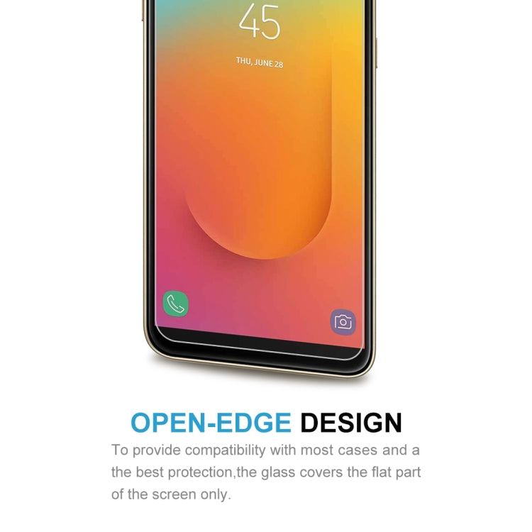 50 PCS 0.26mm 9H 2.5D Tempered Glass Film for Galaxy J8+, No Retail Package, For Galaxy J8+ (50 PCS)