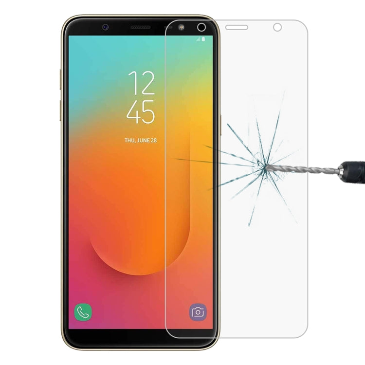 Film en verre trempé 0,26 mm 9H 2,5D pour Galaxy J8+ (1 pièce)