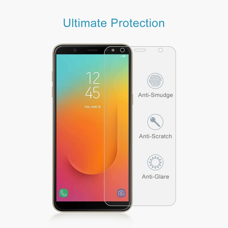 Film en verre trempé 0,26 mm 9H 2,5D pour Galaxy J8+ (1 pièce)
