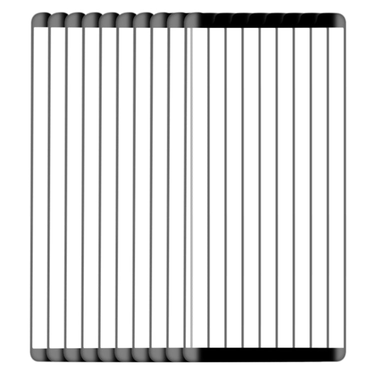 Lot de 25 films de protection d'écran en verre trempé incurvé 3D pour Galaxy Note 8, entièrement adhésifs