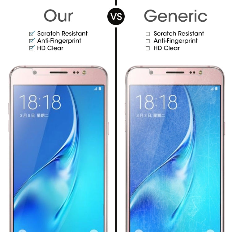 10 PCS for Galaxy J5 (2017) / J530 (US Version) 0.3mm 9H Surface Hardness 2.5D Explosion-proof Tempered Glass Non-full Screen Film, For Galaxy J5 (2017) / J530 (US Version)(10 PCS)