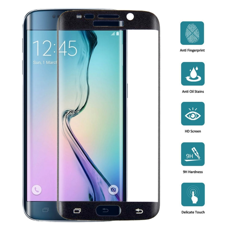 Lot de 25 films de protection en verre trempé antidéflagrants pour Galaxy S6 Edge, 0,3 mm, dureté 9H, incurvés 3D, plein écran
