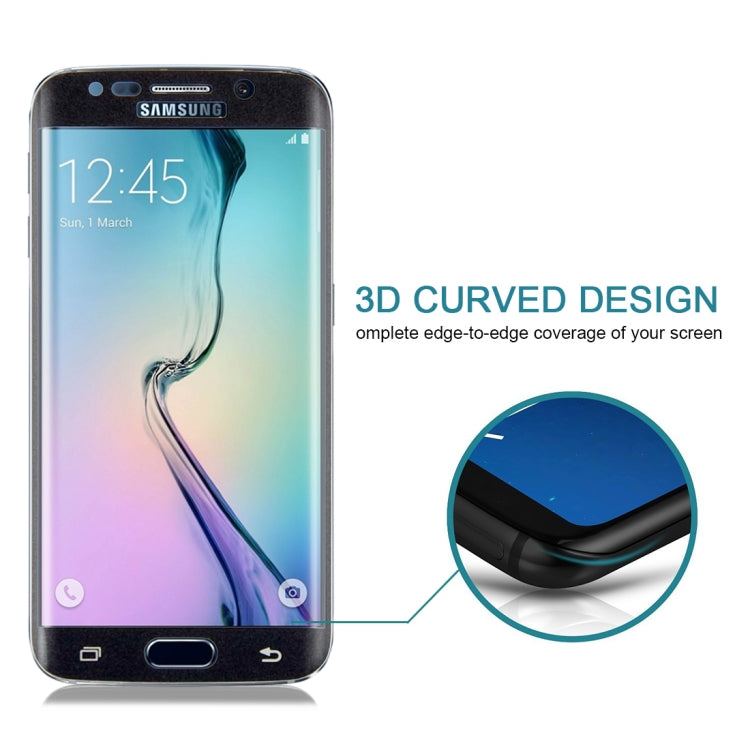 Lot de 25 films de protection en verre trempé antidéflagrants pour Galaxy S6 Edge, 0,3 mm, dureté 9H, incurvés 3D, plein écran
