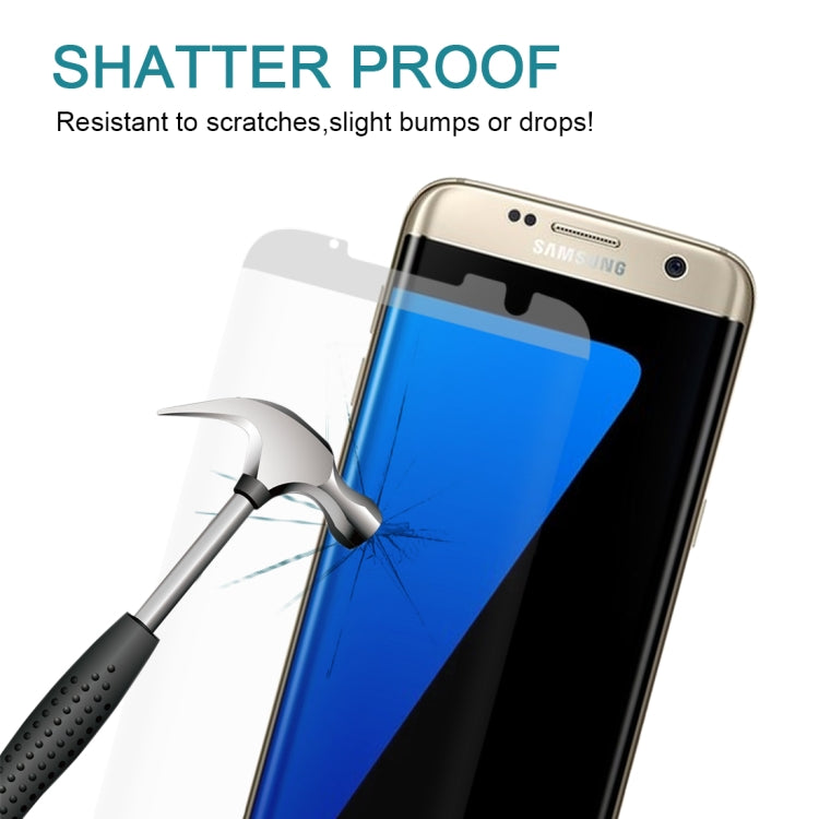 Lot de 25 films en verre trempé pour Galaxy S7 Edge / G935, 0,26 mm, dureté 9H, surface incurvée, non plein écran