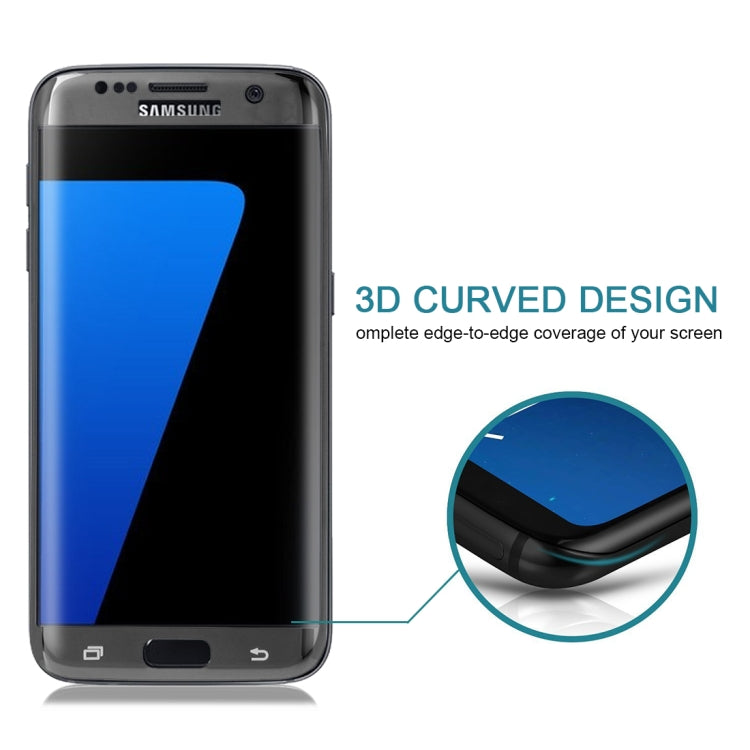 Lot de 25 films de protection en verre trempé pour Galaxy S7 Edge / G935, 0,26 mm, dureté 9H, antidéflagrant, galvanoplastie colorée, plein écran