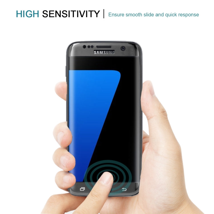 Lot de 25 films de protection en verre trempé pour Galaxy S7 Edge / G935, 0,26 mm, dureté 9H, antidéflagrant, galvanoplastie colorée, plein écran